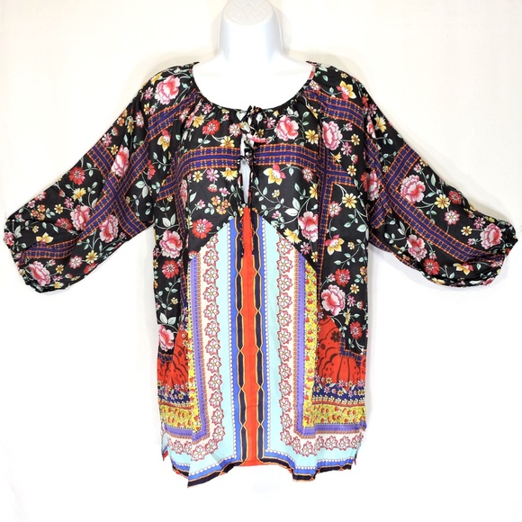 JOHNNY WAS ⚜ WOMEN'S SILK FASHION SUMMER TUNIC